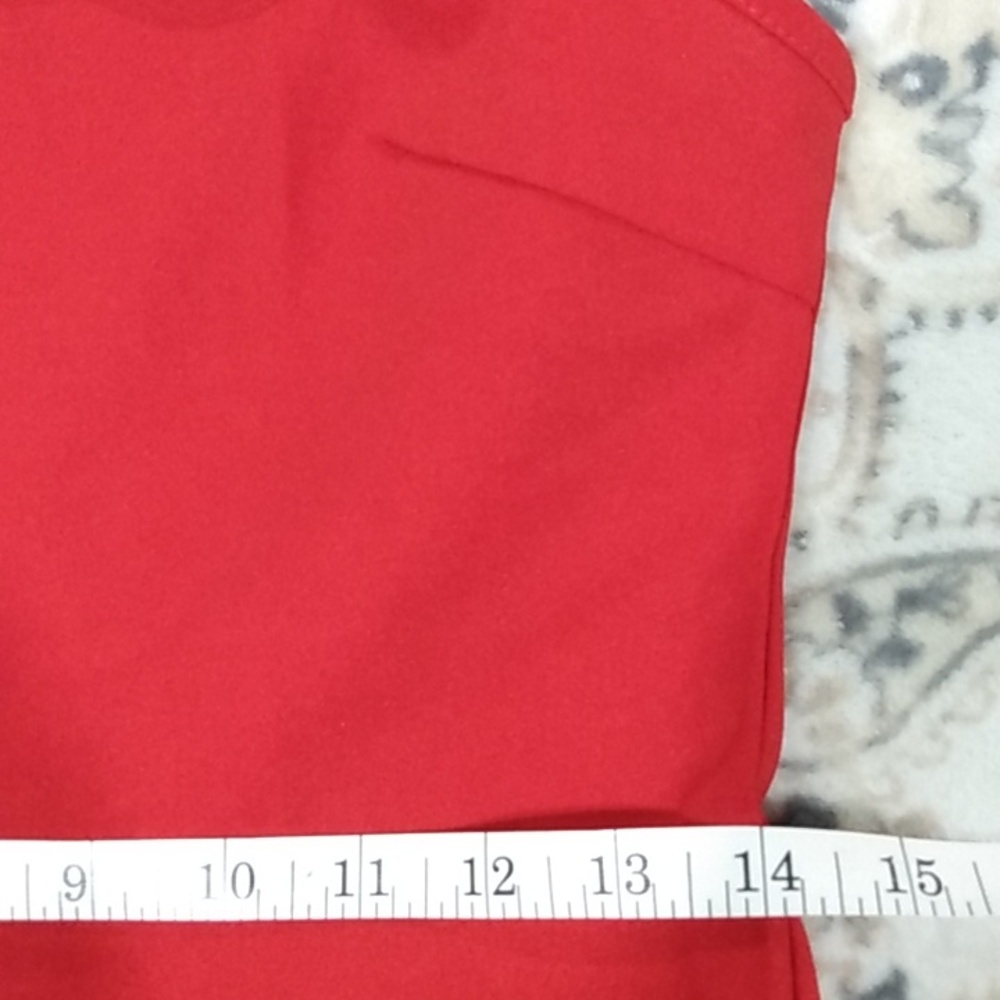 Red Dress one shoulder - Picture 5 of 7